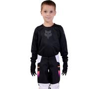 FOX 180 Blackout Maglia Motocross Bambini, nero, Taglia K-M