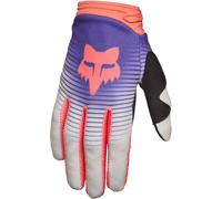 FOX 180 Collect Guanti da motocross femminile, rosa/viola, Taglia M