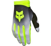 FOX 180 Collect Guanti da motocross, nero-bianco-giallo, taglia S per maschi