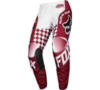 FOX 180 CZAR Pantaloni motocross, rosso, Taglia 32