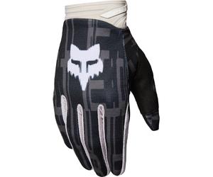 FOX 180 Diffuse Special Edition Guanti da motocross, nero/grigio/bianco, Taglia L