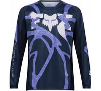FOX 180 Diffuse Special Edition Maglia giovanile di motocross, blu/viola, Taglia YS
