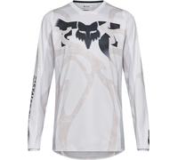 FOX 180 Diffuse Special Edition Maglia Motocross, bianco/nero, Taglia L