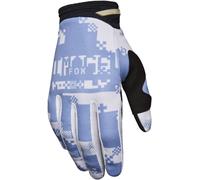FOX 180 Digi Image Guanti da motocross, Azzurro chiaro, Taglia XL