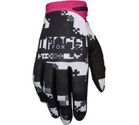 FOX 180 Digi Image Guanti da motocross, nero/rosa, Taglia 2XL