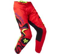 FOX 180 Emotion Pantaloni da motocross, rosso, taglia 34 per maschi