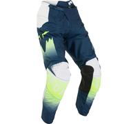 FOX 180 Flora Pantaloni Motocross, blu/bianco, Taglia 28