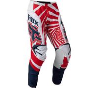 FOX 180 Goat Pantaloni Motocross, blu/rosso, Taglia 28