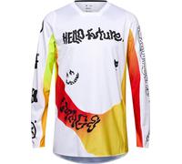 FOX 180 Hello Future Special Edition Maglia da motocross, bianco, taglia M per maschi