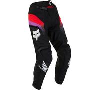 FOX 180 Honda 2023 Pantaloni Motocross, nero/rosso, Taglia 28