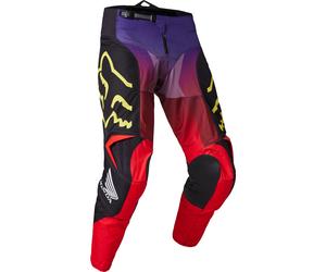 FOX 180 Honda Pantaloni Motocross, nero/rosso, Taglia 32