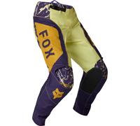 FOX 180 Image Print Pantaloni da motocross, porpora-giallo, taglia 36 per maschi