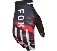 FOX 180 Kairos Guanti da motocross, nero-bianco-rosso, taglia L per maschi