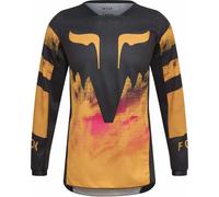 FOX 180 Kairos Maglia Motocross Giovanile, nero-giallo, taglia XL