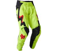 Fox Pantaloni da Uomo 180 Kozmik Motocross Giallo Fluo Taglia 32