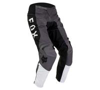 FOX 180 Nitro Youth Pantaloni Da Cross Nero/Grigio/Bianco 24