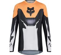 FOX 180 Noble Maglia Motocross, nero-bianco-arancione, taglia XL per maschi