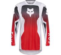 FOX 180 Shield Maglia da motocross, nero-bianco-rosso, taglia M per maschi