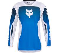 FOX 180 Shield Maglia Motocross Giovanile, nero-bianco-blu, taglia M