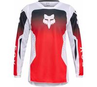 FOX 180 Shield Maglia Motocross Giovanile, nero-bianco-rosso, taglia XL