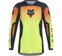 FOX 180 Shield Maglia Motocross Giovanile, nero/giallo, Taglia YM