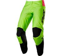 FOX 180 Venin Pantaloni Motocross, nero-verde, taglia 30 per maschi