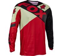 FOX 180 Xpozr Maglia Motocross, nero-rosso, taglia S per maschi