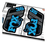 Fox 36 Performance 2021 - Decalcomanie per forcella - Blu - Licenza Fox GLOSS