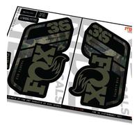 Fox 36 Performance 2021 - Decalcomanie per forcella - Camo - Licenza Fox MATTE