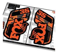 Fox 36 Performance 2021 Forcella Decalcomanie - Fire CAmo - Licenza Fox Matte