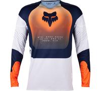 FOX 360 Revise Maglia Motocross, blu scuro/arancione, Taglia L