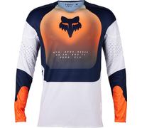 FOX 360 Revise Maglia Motocross, blu scuro/arancione, Taglia S