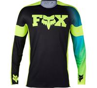 FOX 360 Streak Maglia Motocross, nero-giallo, taglia 2XL
