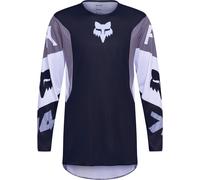 FOX 360 Tine Maglia da motocross, nero/bianco/grigio, Taglia S