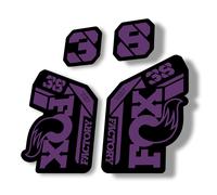 FOX 38 2021 Factory Forks Sospensione Decalcomanie Sticker Set Adesivo Viola