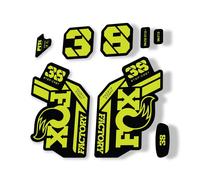 FOX 38 Step Cast SC 2021 Factory Fork Decals Adesivo Sospensione Verde Lime