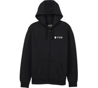 FOX Absolute Felpa con cappuccio con zip, nero, Taglia M