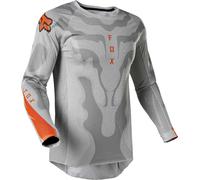 FOX Airline Exo Maglia Motocross, grigio-arancione, taglia S per maschi