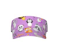 Fox Alpaca Lion Flamingo Panda Cappelli Visiera Parasole Cappello Sportivo con Visiera Regolabile per Uomo Donna