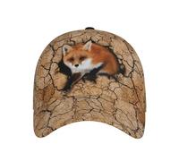 Fox Anatra Uomo Donna Cappello da Baseball Regolabile Snapback-Cappello Traspirante Cappellino da Baseballberretto per Che Corre Estivo Campeggio