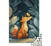 Fox And Friends in The Forest Jigsaw Puzzle Impossibili 1000 Pezzi Decorazione Per La Casa. Giochi Rilassamento E Intelligence Per Adulti E Ragazzi Da 14 Anni 52x38cm/1000pcs