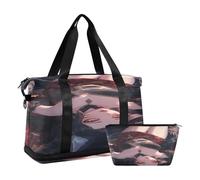 Fox Anime Sexy Beauty Impermeabile Sport Gym Bag Carry on Weekender Pernottamento Borsa con Cinghia Regolabile per Viaggio
