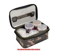 Fox Aquos Camo Bait Storage M , M+ , L BORSE PORTA BARATTOLI BOILIS IN EVA