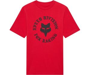 FOX Badge Maglietta giovanile, rosso, Taglia YXL