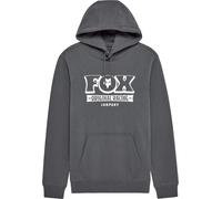 FOX Banner Felpa, Grigio scuro/bianco, Taglia S