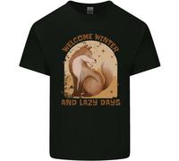 Fox Benvenuto In Inverno E Giorni Pigri Maglietta Bambini