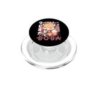 Fox Boba Tea Kawaii Bubble Tea Fox Anime Neko Red Fox PopSockets PopGrip per MagSafe