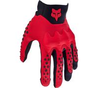 FOX Bomber LT 2023 Guanti da motocross, nero-rosso, taglia 2XL per maschi