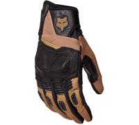 FOX Bomber Pro Air Adv Guanti da motocross, nero-marrone, taglia L per maschi