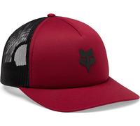 FOX Boundary Cappello da camionista femminile, rosso/nero